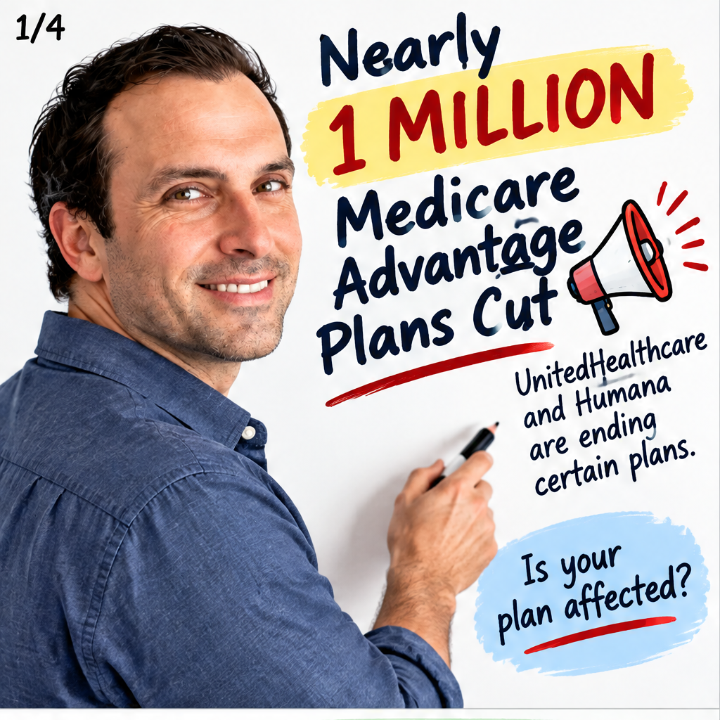 Nearly 1 Million Medicare Advantage Plans Cut